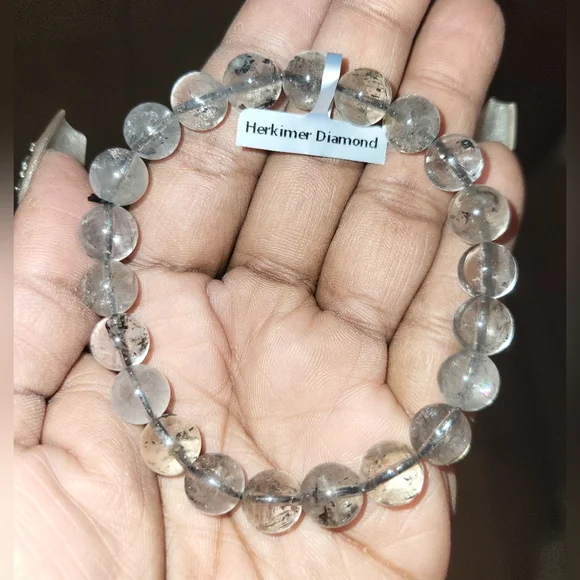 Herkimer Diamond Beaded Bracelet - Picture 3 of 5